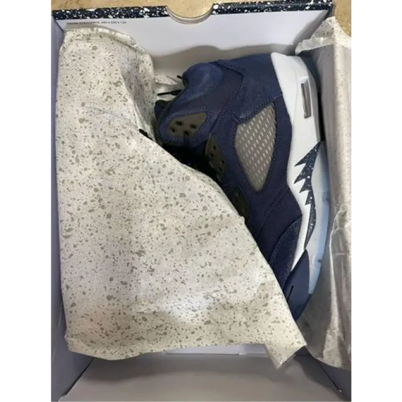 Classy Nike Air Jordan 5 Midnight Navy Shoes For Men (SOH380)