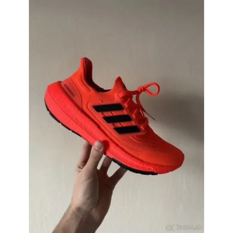 Classy Adidas Ultraboost Light Red Black Shoes For Men (SOH381)