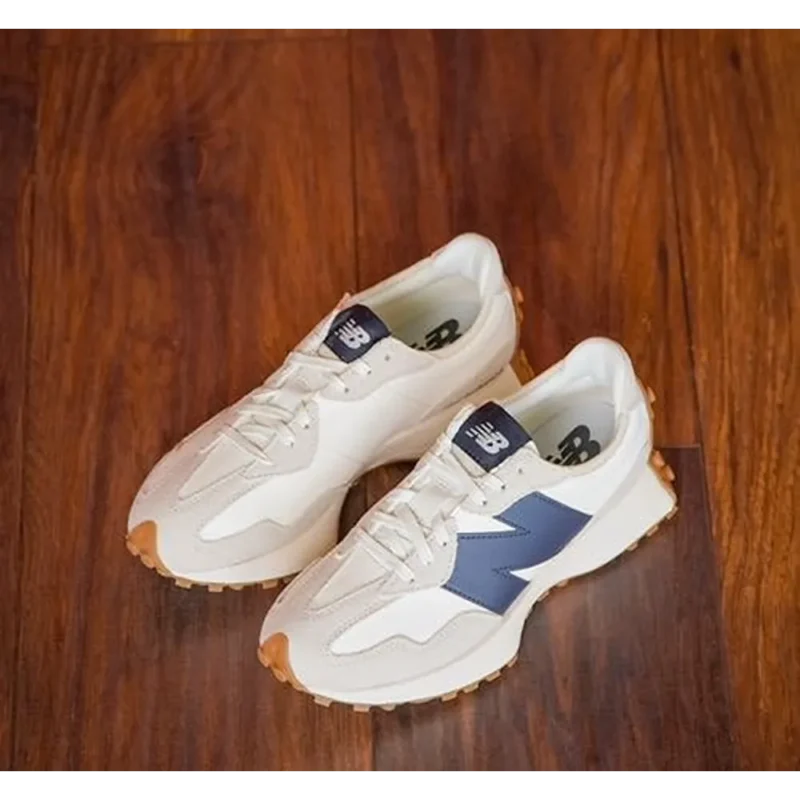 Classy New Balance 327 White Nevy Shoes For Men (SOH397)