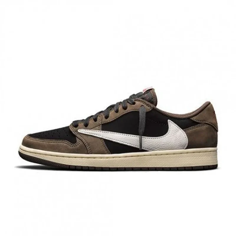 Classy Air Jordan 1 Low Dark Mocha X Travis Scott Shoes For Men (BSF1200)