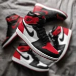 Trendy Air Jordan Retro 1 Bred Toe High Shoes For Men (TS777)