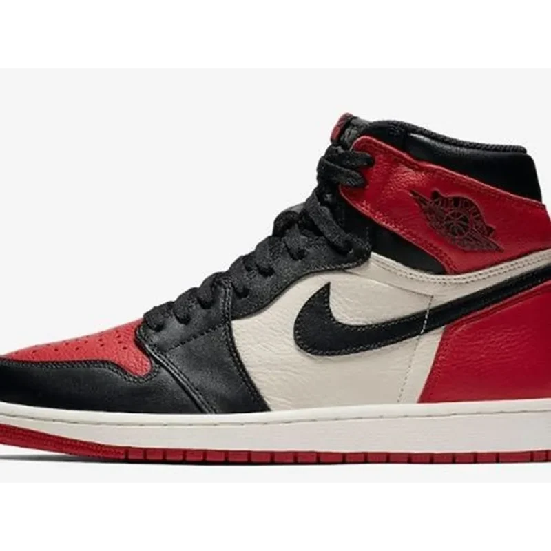 Trendy Air Jordan Retro 1 Bred Toe High Shoes For Men (TS777)