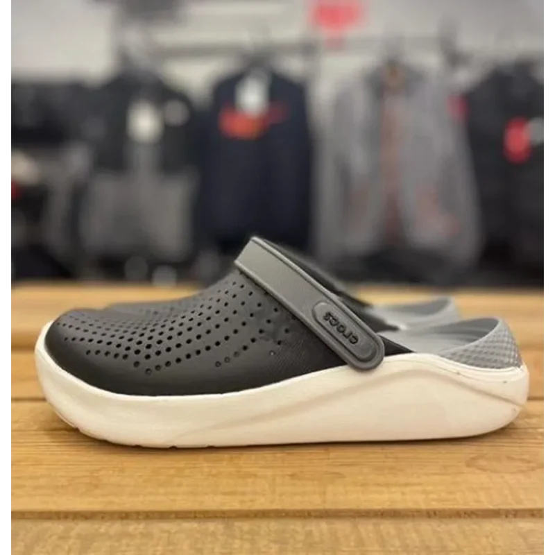 Premium Crocs Lite Ride Black White For Men (TS710)
