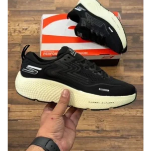 Trendy Skechers Go Run Max Road Black Shoes For Men (TS717)