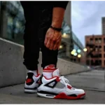 Premium Jordan Retro 4 Fire Red Shoes For Men (SFS1202)