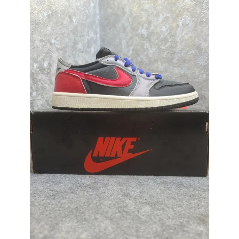 Stylish Nike Air Jordan Retro 1 Low Smoke Shoes For Men (BSF1211)