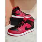 Stylish Nike Air Jordan Retro 1 gym Black Red Shoes For Men (SFS1219)