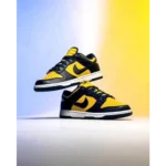 Stylish Nike Dunk Low Michigan Varsity Maize Midnight Shoes For Men (SP10)