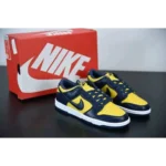 Stylish Nike Dunk Low Michigan Varsity Maize Midnight Shoes For Men (SP10)