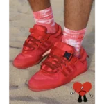 Stylish Adidas Bad Bunny Red Shoes For Men (SP29)