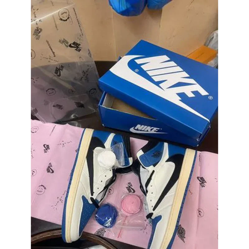 Stylish Nike Air Jordan 1 High X Travis Scott Fragment Shoes For Men (SP40)