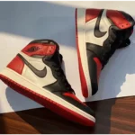 Stylish Nike Air Jordan Retro 1 Bred Toe Shoes For Men (SP59)