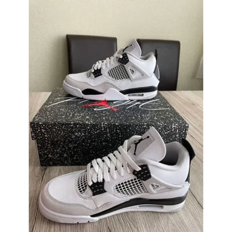 Stylish Nike Air Jordan Retro 4 Military Shoes For Men (SP63)