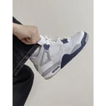 Stylish Nike Air Jordan Retro 4 Midnight Shoes For Men (SP68)