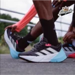 Stylish Adidas Adistar Turbo Black Blue Shoes For Men (SP86)