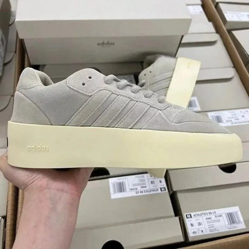 Stylish Adidas Rivalry Low 86 Beige X Fear Of God Shoes For Men (SP93)