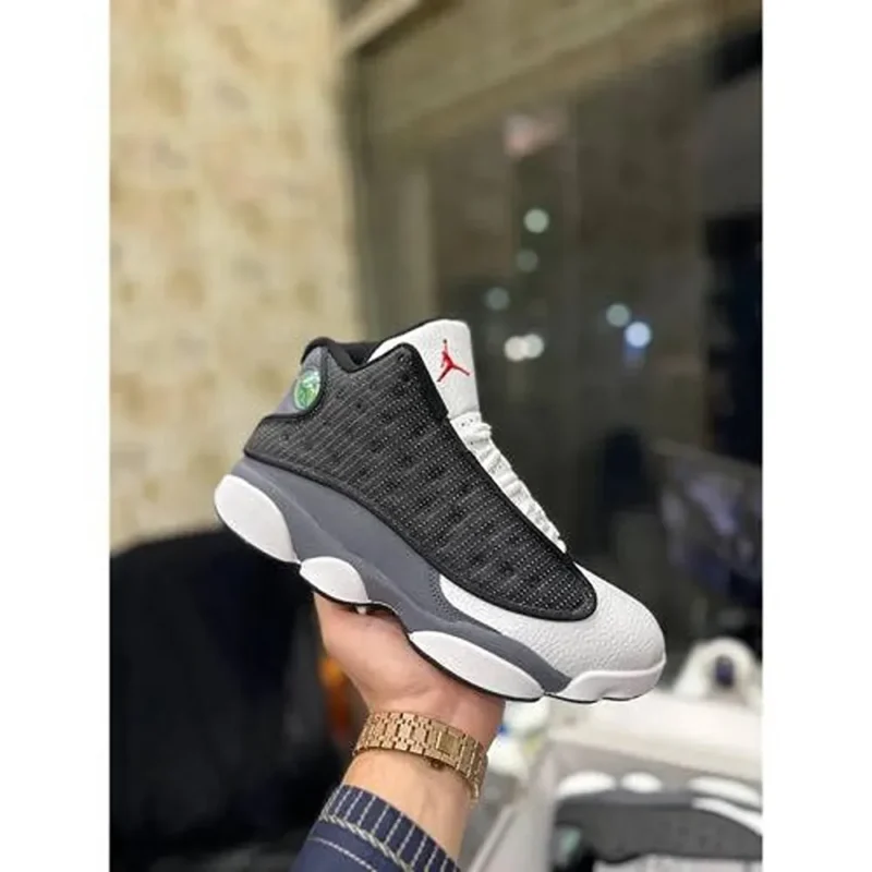 Stylish Nike Jordan 13 Retro Black Flint White Shoes For Men (SP99)