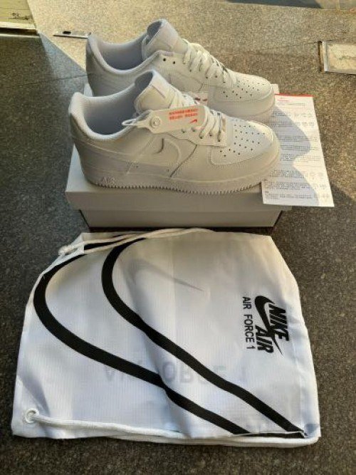 Stylish Nike Air Force 1 White With Dust Bag Shoes For Men (TS786)