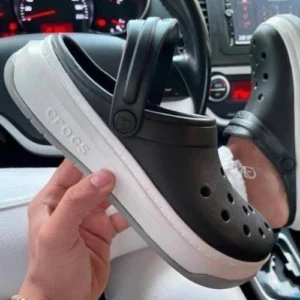 Stylish Crocs Full Force Black Clogs For Men (TS790)