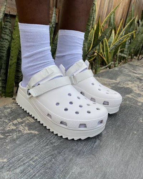 Stylish Crocs Classic Hiker White Clogs For Men (TS791)