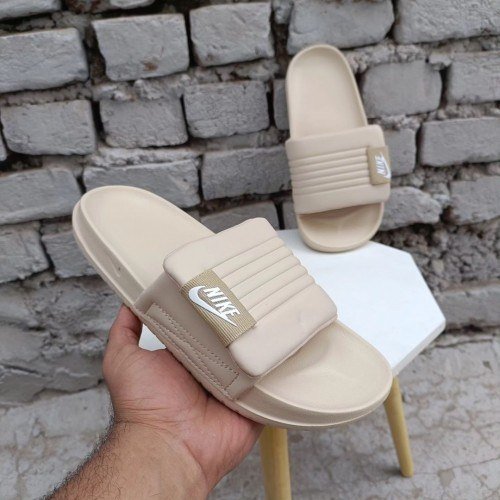 Stylish Nike Off Court Adjust Slides Cream For Men (TS800)