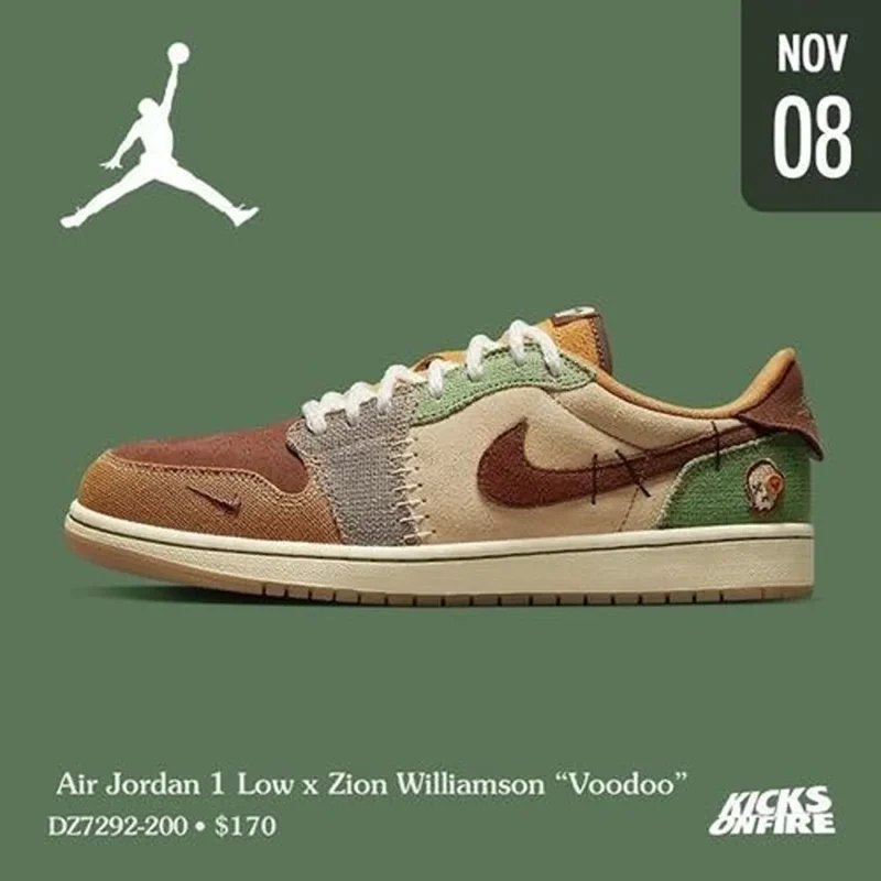 Stylish Air Jordann Retro 1 Zion Williamson Shoes For Men (TS806)
