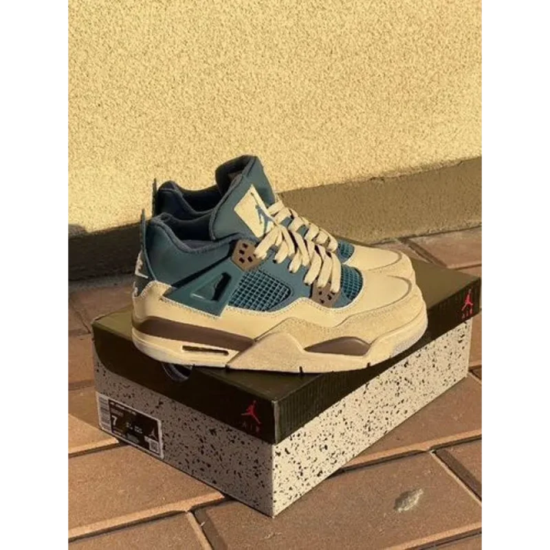 Stylish Air Jordan Retro 4 Snorlax Shoes For Men (TS815)