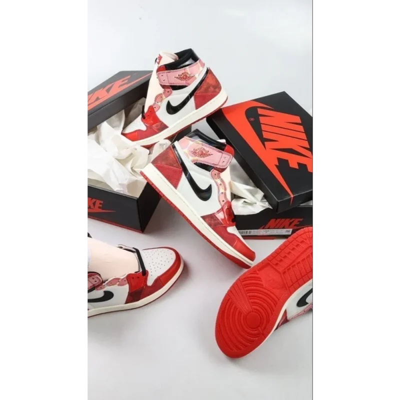 Stylish Air Jordan Retro 1 Spiderman Shoes For Men (TS820)