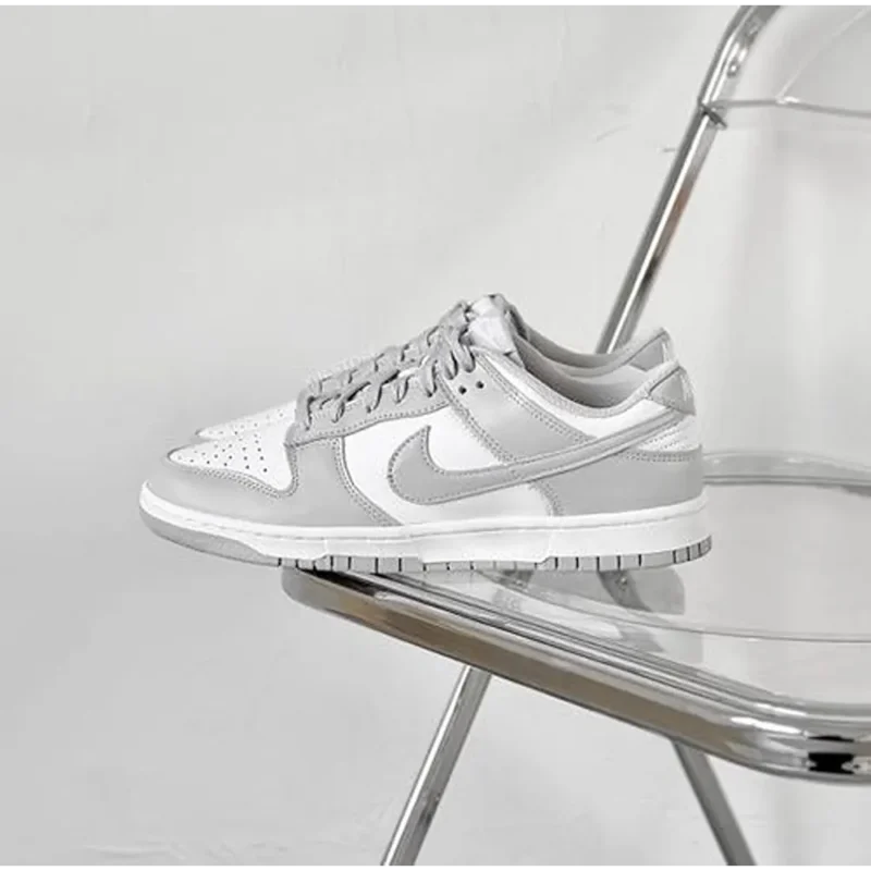 Stylish Nike Sb Dunk Fog Grey Shoes For Men (TS874)