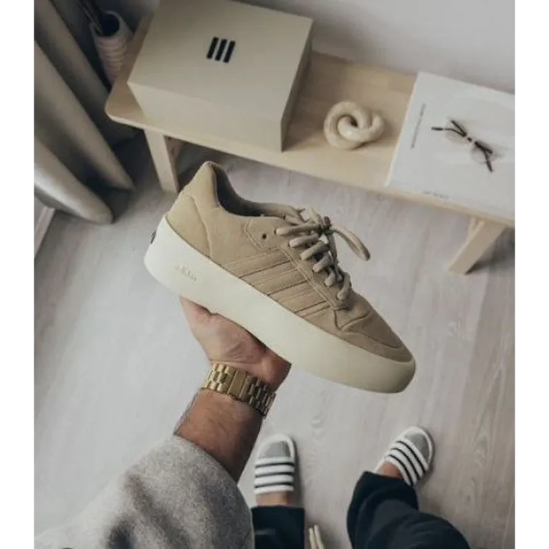 Trendy Fear Of God X Adidas Rivalry Brown Shoes For Men (TS932)