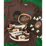 Stylish Nike Jordan 1 Mid Brown Basalt Oatmeal Mocha Shoes For Men (S1H07)