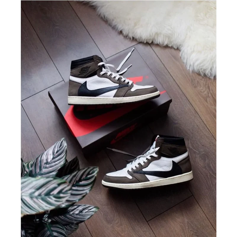 Stylish Jordan 1 Low Travis Scott Mocha High Shoes For Men (S1H21)