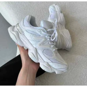 Trendy New Balance Unisex 9060 Abzorb White Sneakers For Men (SF33)