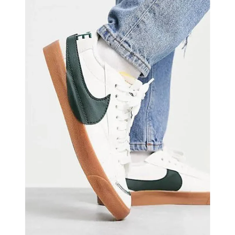 Trendy Nike Blazer low 77 Jumbo Sail Green Shoes For Men (SP107)