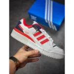 Trendy Adidas Originals Forum Exhibit Low White Red Blue Shoes For Men (SP130)