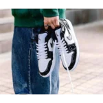 Trendy Air Jordan 1 Low SE Concord White Black Shoes For Men (SP142)