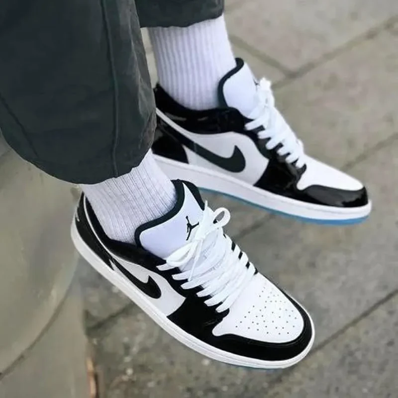 Trendy Air Jordan 1 Low SE Concord White Black Shoes For Men (SP142)