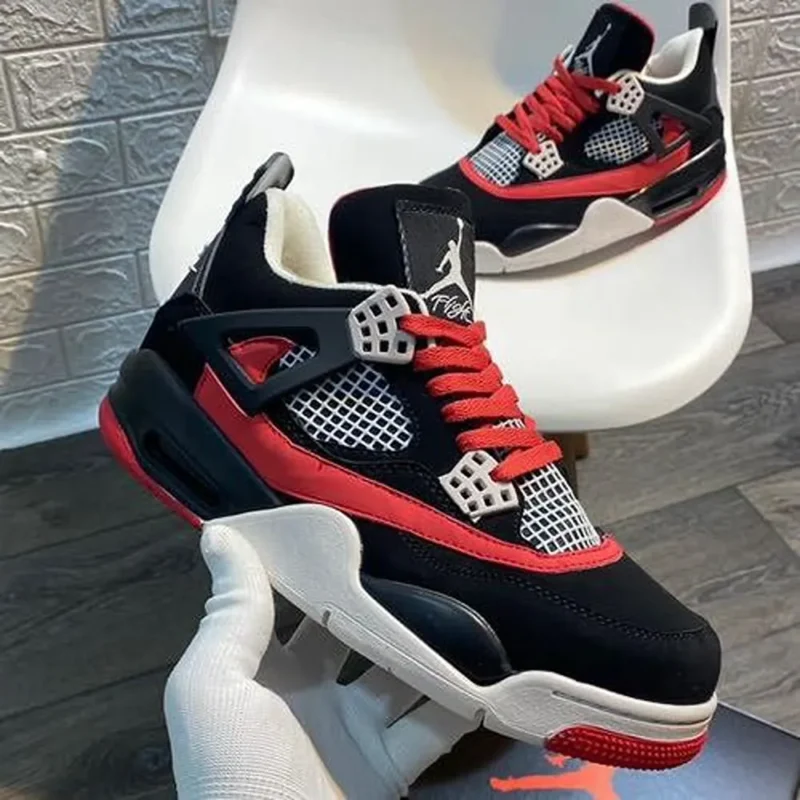 Trendy Air Jordan Retro 4 X Travis Scott Red Cactus Shoes For Men (SP153)