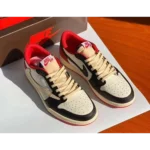 Trendy Nike Air Jordan 1 X Travis Scott Fragment Red Black Shoes For Men (SP158)