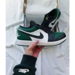 Trendy Nike Air Jordan Retro 1 Low Green Toe Shoes For Men (SP172)
