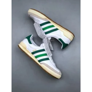Trendy Adidas Originals Jeans White Green Shoes For Men (SP184)