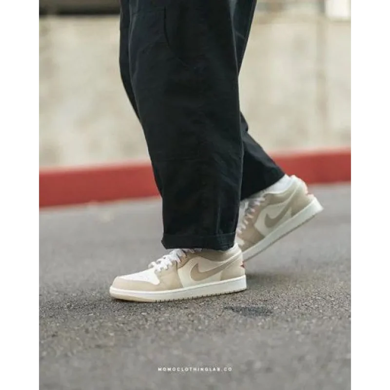 Trendy Nike Air Jordan 1 Low Sail Rattan Shoes For Men (SP188)