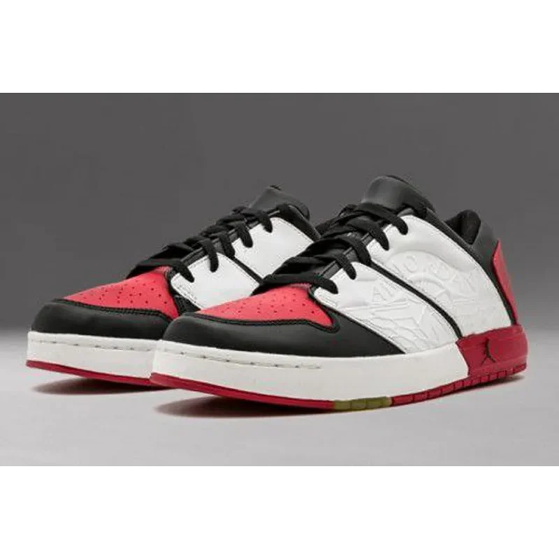 Trendy Nike Air Jordan Nu Retro 1 Low Varsity Red Black Shoes For Men (SP189)