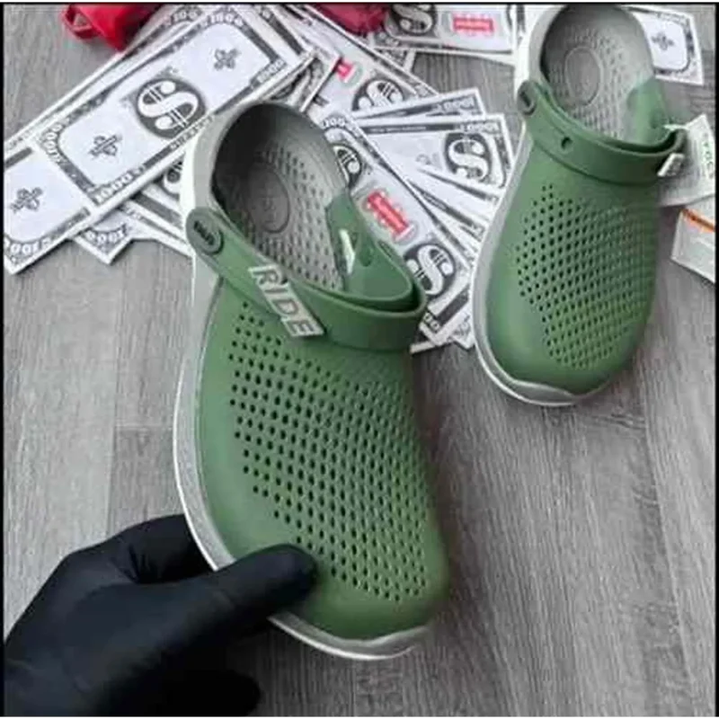 Trendy Crocs Lite Ride 360 Olive Clogs For Men (SF74)