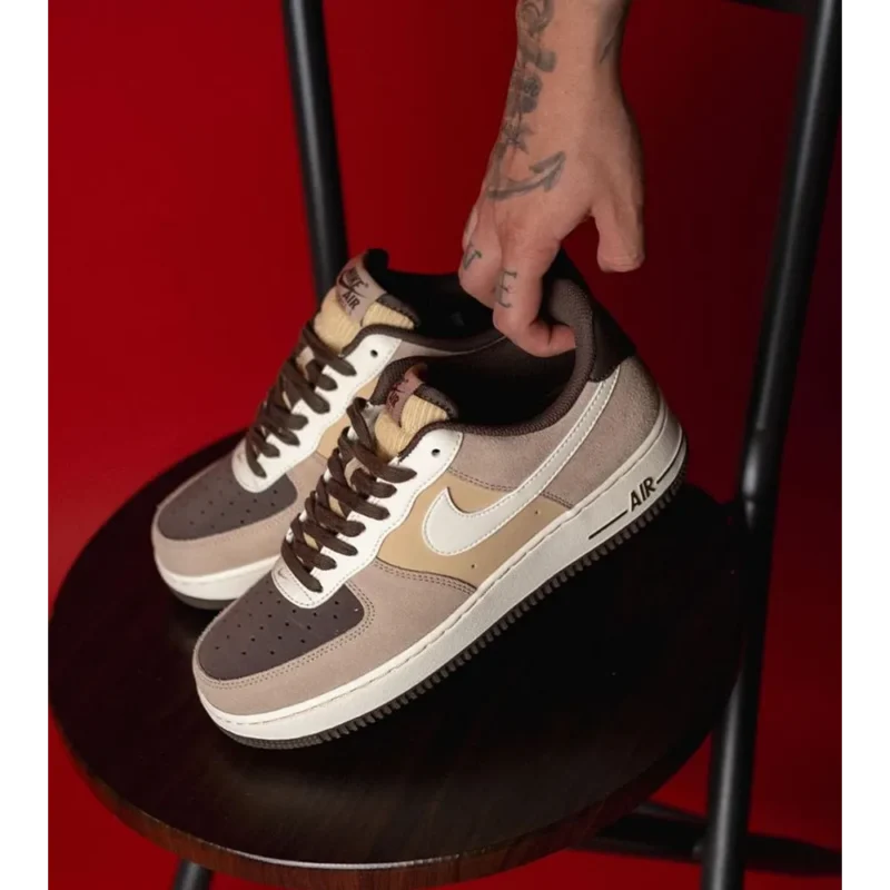 Stylish Nike Air Force 1 Low 07 LV8 Hemp Coconut Milk Shoes For Men (S1H25)