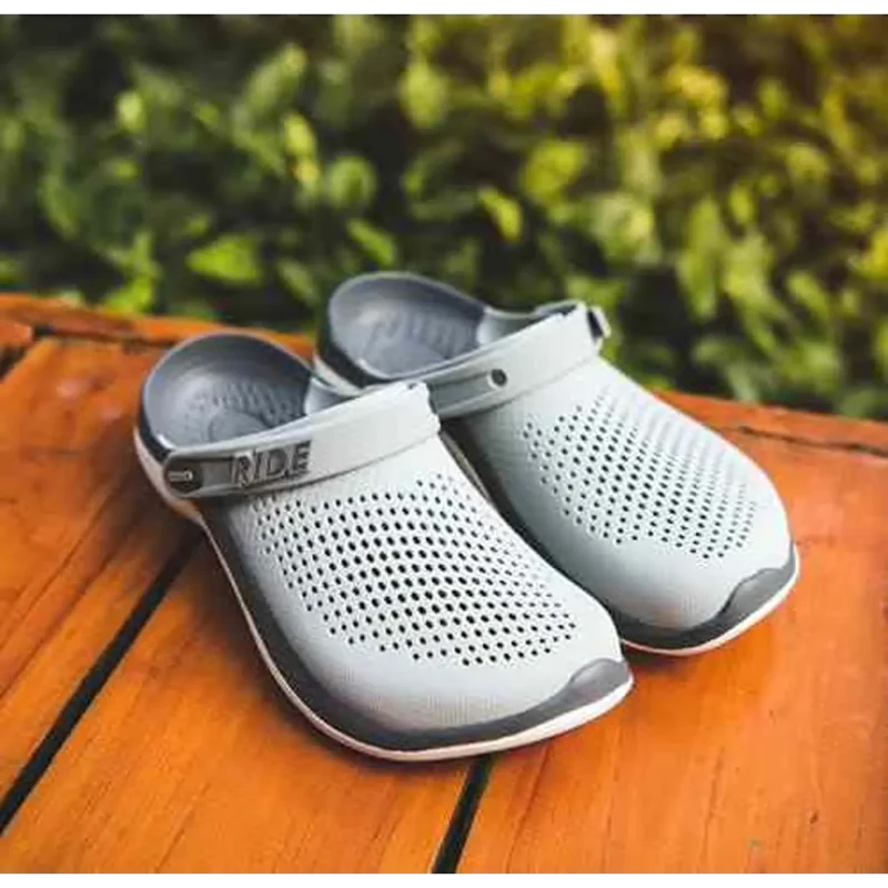 Trendy Crocs Lite Ride 360 Full Grey Clogs For Men (SF98)