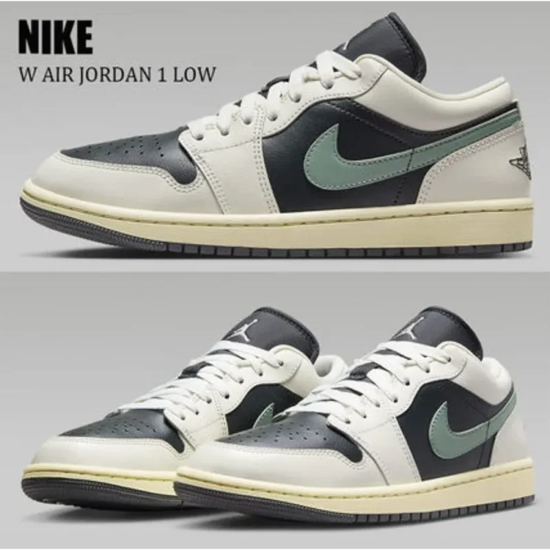 Stylish Air Jordan 1 Low Jade Smoke Shoes For Men (S1H36)