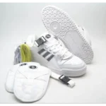 Stylish Adidas Forum Bad Bunny Full White Shoes For Men (S1H39)