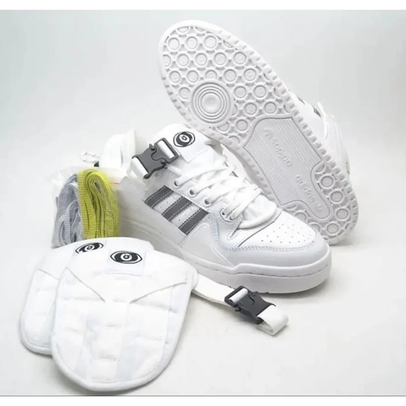 Trendy Adidas Forum Bad Bunny Full White Shoes For Men (S1H39)
