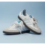 Stylish Adidas Samba Halo Blue Shoes For Men (S1H41)